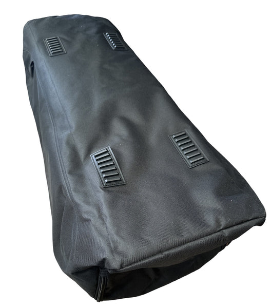 60L FIB Sports Duffle Bag Duffel Gym Canvas Travel Foldable - Black Tristar Online