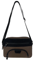 FIB Byron East West Sling Shoulder Bag Travel Adjustable Strap - Brown Tristar Online