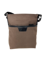 FIB Byron Canvas Sling Bag Shoulder Travel - Brown Tristar Online