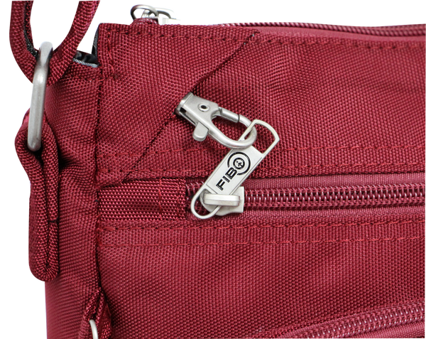 FIB Mens Crossbody Bag Satchel Adjustable Shoulder Strap Travel - Burgundy Tristar Online