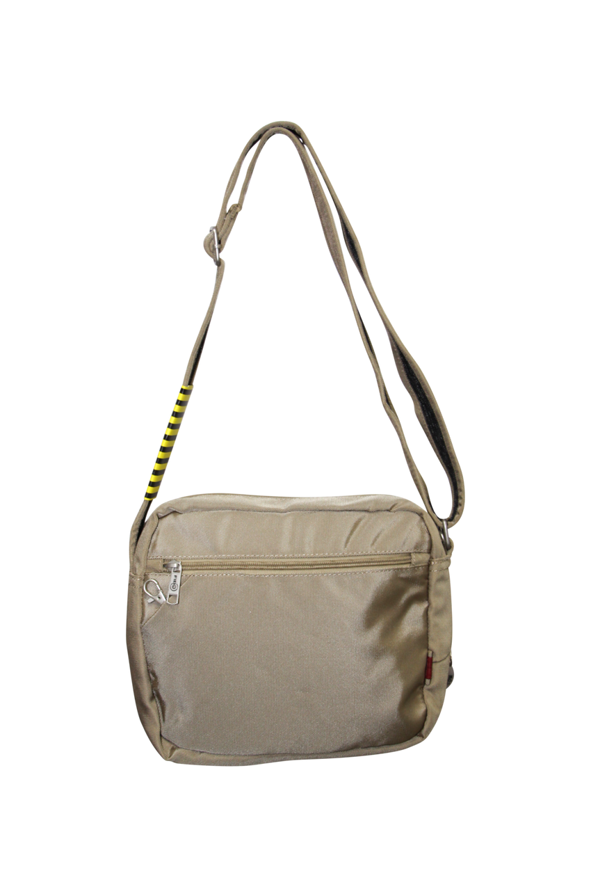 FIB Mens Crossbody Shoulder Bag Travel Satchel Adjustable Strap - Sand Tristar Online