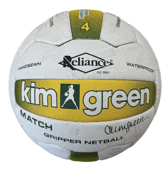 Kim Green Match Gripper Netball Hand Sewn Waterproof Net Ball Official Size 4 Tristar Online