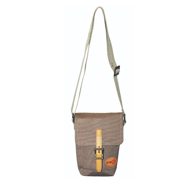 FIB Water Resistant Small Shoulder Canvas Bag w Adjustable Shoulder Strap - Sand Tristar Online
