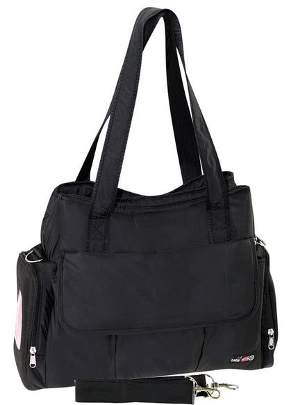 FIB Baby Nappy Bag Diaper Maternity Milk Mummy Changing Travel Tote - Black Tristar Online