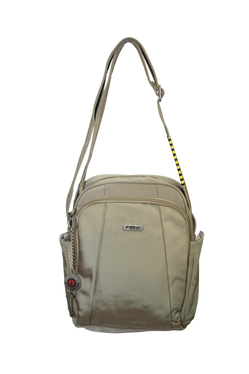 FIB Mens Tablet Crossover Travel Wallet Crossbody Shoulder Bag - Sand Tristar Online