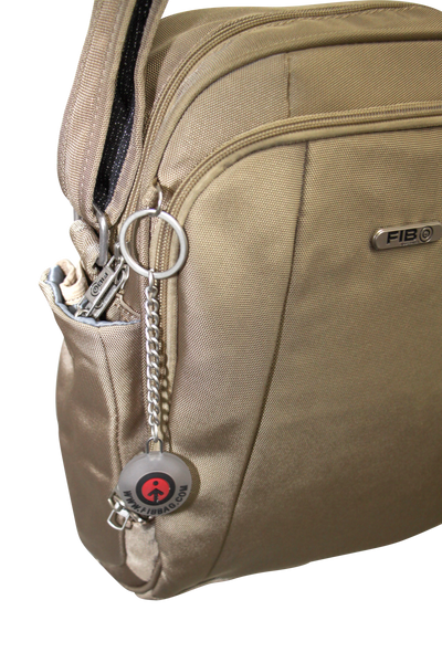 FIB Mens Tablet Crossover Travel Wallet Crossbody Shoulder Bag - Sand Tristar Online