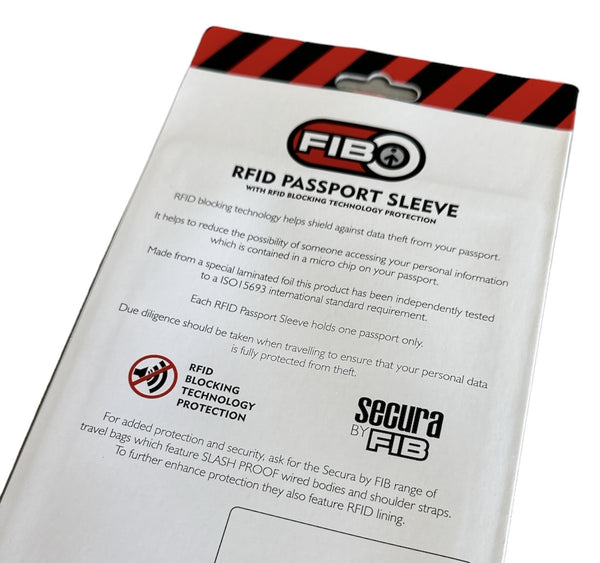RFID Blocking Sleeve Secure Passport ID Protector Anti Thief Scan - White Tristar Online