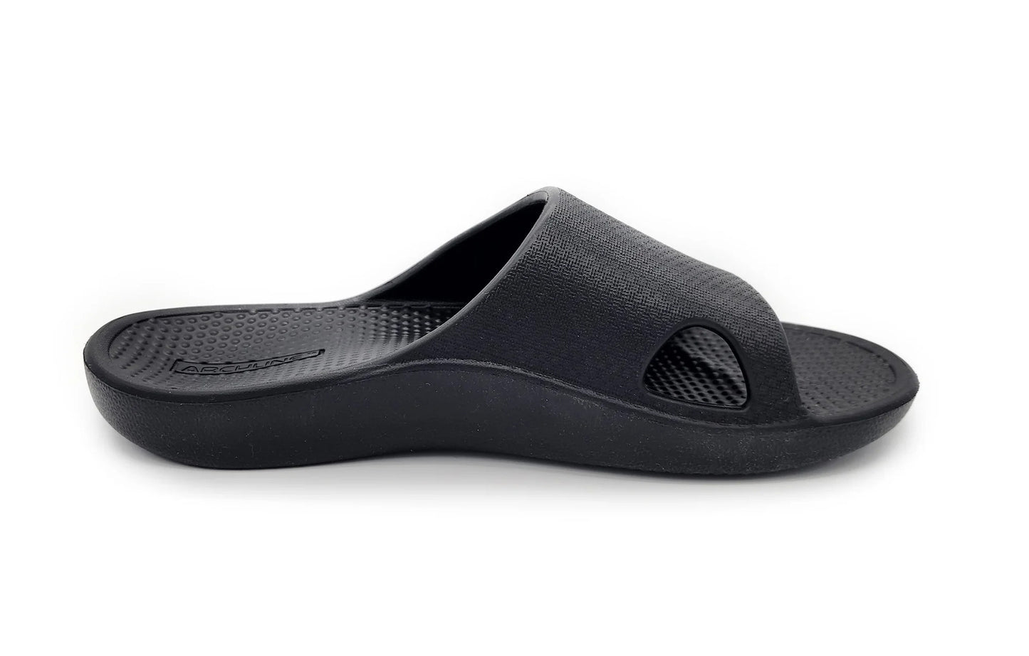 Archline Rebound Orthotic Slides Flip Flop Thongs Slip On Arch Support - Black - Euro 36 Tristar Online