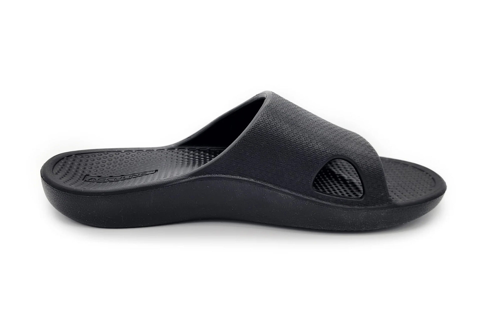 Archline Rebound Orthotic Slides Flip Flop Thongs Slip On Arch Support - Black - Euro 36 Tristar Online