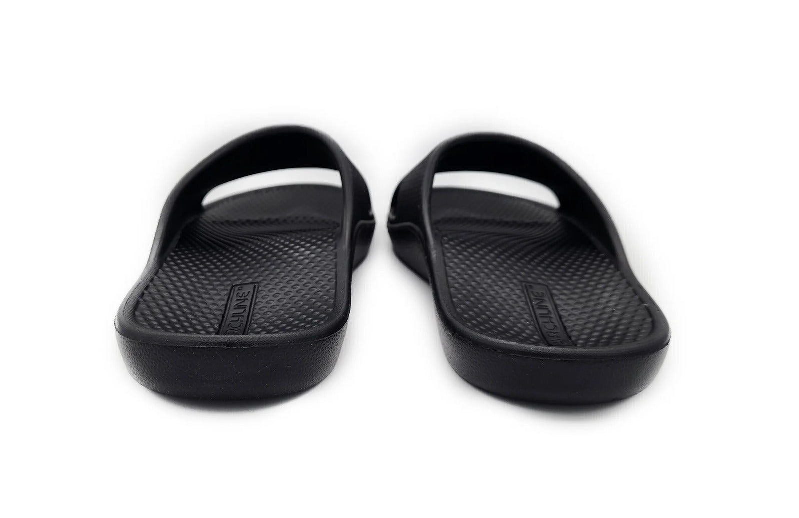 Archline Rebound Orthotic Slides Flip Flop Thongs Slip On Arch Support - Black - Euro 36 Tristar Online