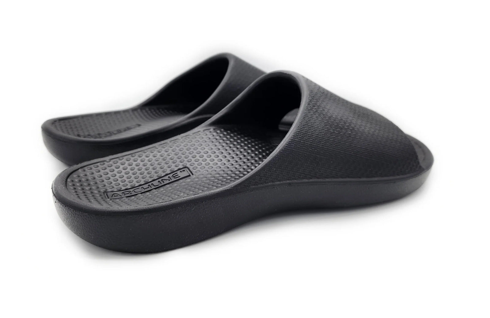 Archline Rebound Orthotic Slides Flip Flop Thongs Slip On Arch Support - Black - Euro 36 Tristar Online