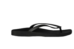 ARCHLINE Breeze Arch Support Orthotic Thongs Flip Flops Arch Support - Black - 41 EUR (Womens 10US/Mens 8US) Tristar Online