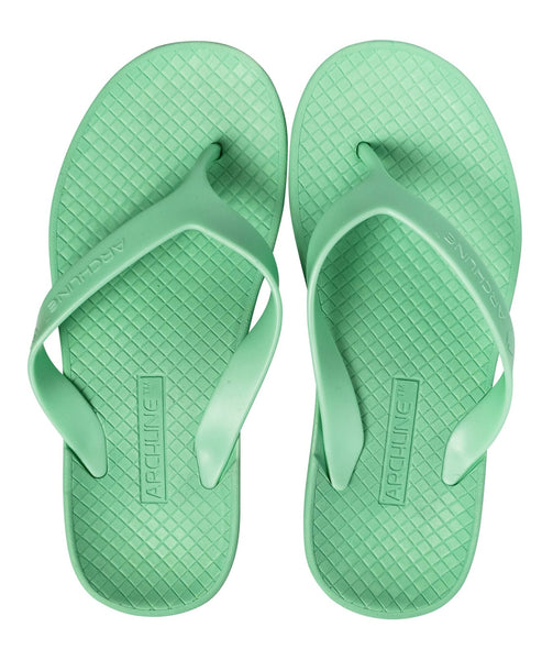 ARCHLINE Orthotic Thongs Arch Support Shoes Footwear Flip Flops - Dew Green - EUR 36 Tristar Online