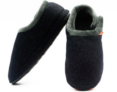 ARCHLINE Orthotic Slippers CLOSED Arch Scuffs Orthopedic Moccasins Shoes - Charcoal Marle - EUR 43 Tristar Online