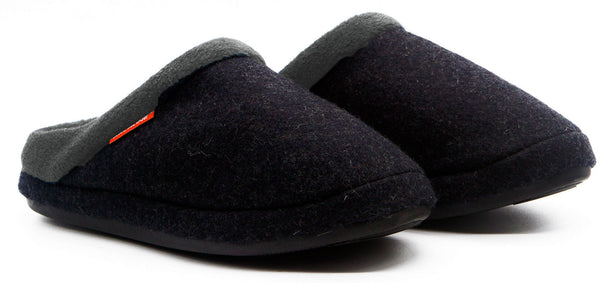 ARCHLINE Orthotic Slippers Slip On Arch Scuffs Orthopedic Moccasins - Charcoal Marle - EUR 41 Tristar Online