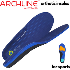 Archline Active Orthotics Full Length Arch Support Pain Relief - For Sports & Exercise - L (EU 43-44) Tristar Online