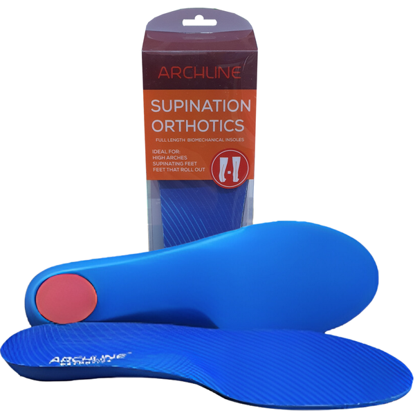 Archline Supination Orthotic Insoles - Full Length (Unisex) Plantar Fasciitis High Arch - Euro 43 Tristar Online