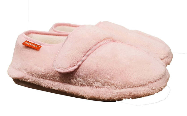 ARCHLINE Orthotic Plus Slippers Closed Scuffs Pain Relief Moccasins - Pink - EU 39 Tristar Online