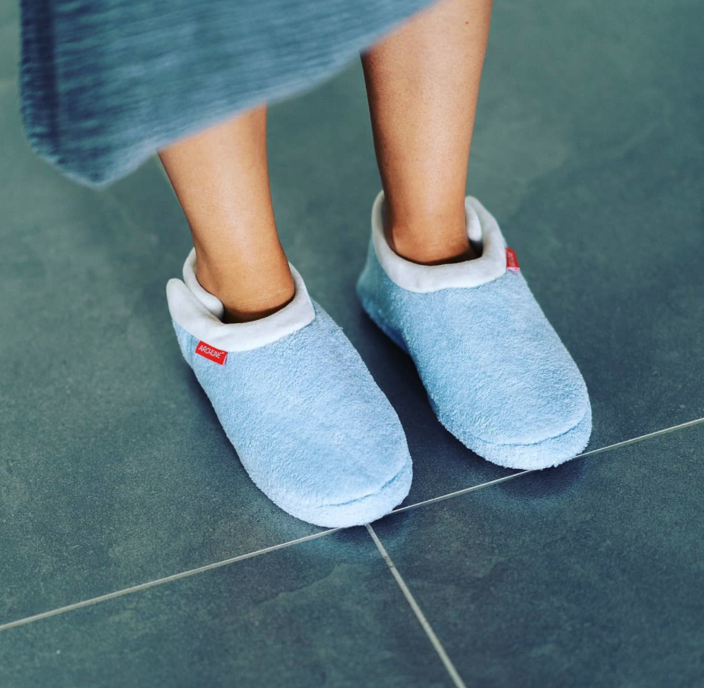 ARCHLINE Orthotic Slippers Closed Scuffs Pain Relief Moccasins - Sky Blue - EUR 43 Tristar Online