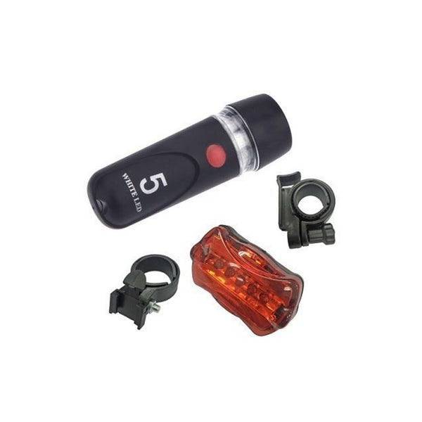 LED BIKE LIGHT SET Bicycle Front Rear Flashlight Torch Headlight Cycling Tristar Online