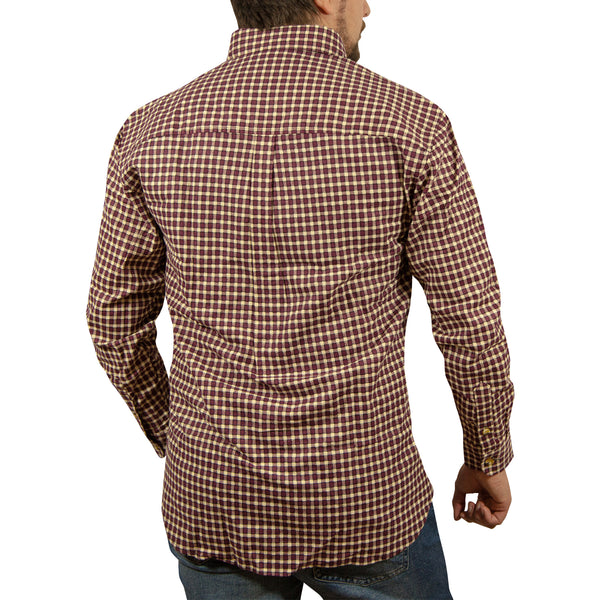 Mens FLANNELETTE SHIRT Check 100% COTTON Flannel Vintage Long Sleeve - 97 (Full Placket) - 3XL Tristar Online