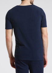 Mens Thermal Short Sleeve Top Microfleece Baselayer Underwear T Shirt - Navy - S Tristar Online