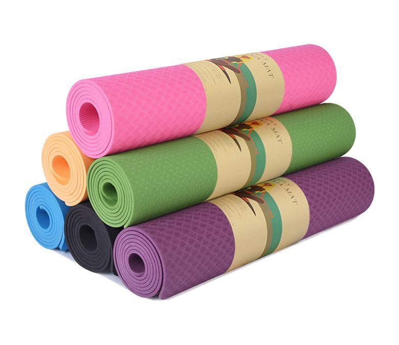 YOGA MAT Non-Slip Light Gym 1830x610x6mm Pilates Home Fitness - Assorted Colours Tristar Online