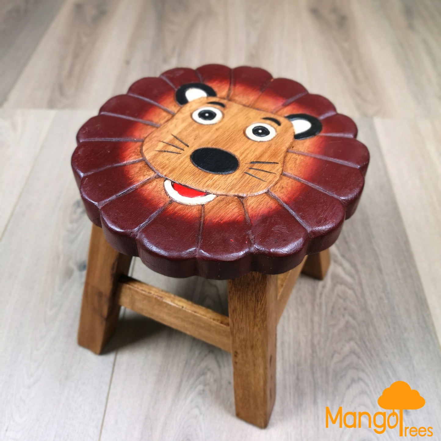 Kids Wooden Stool Lion Tristar Online