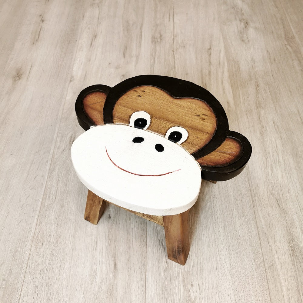 Kids Wooden Stool Monkey Tristar Online