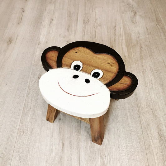 Kids Wooden Stool Monkey Tristar Online
