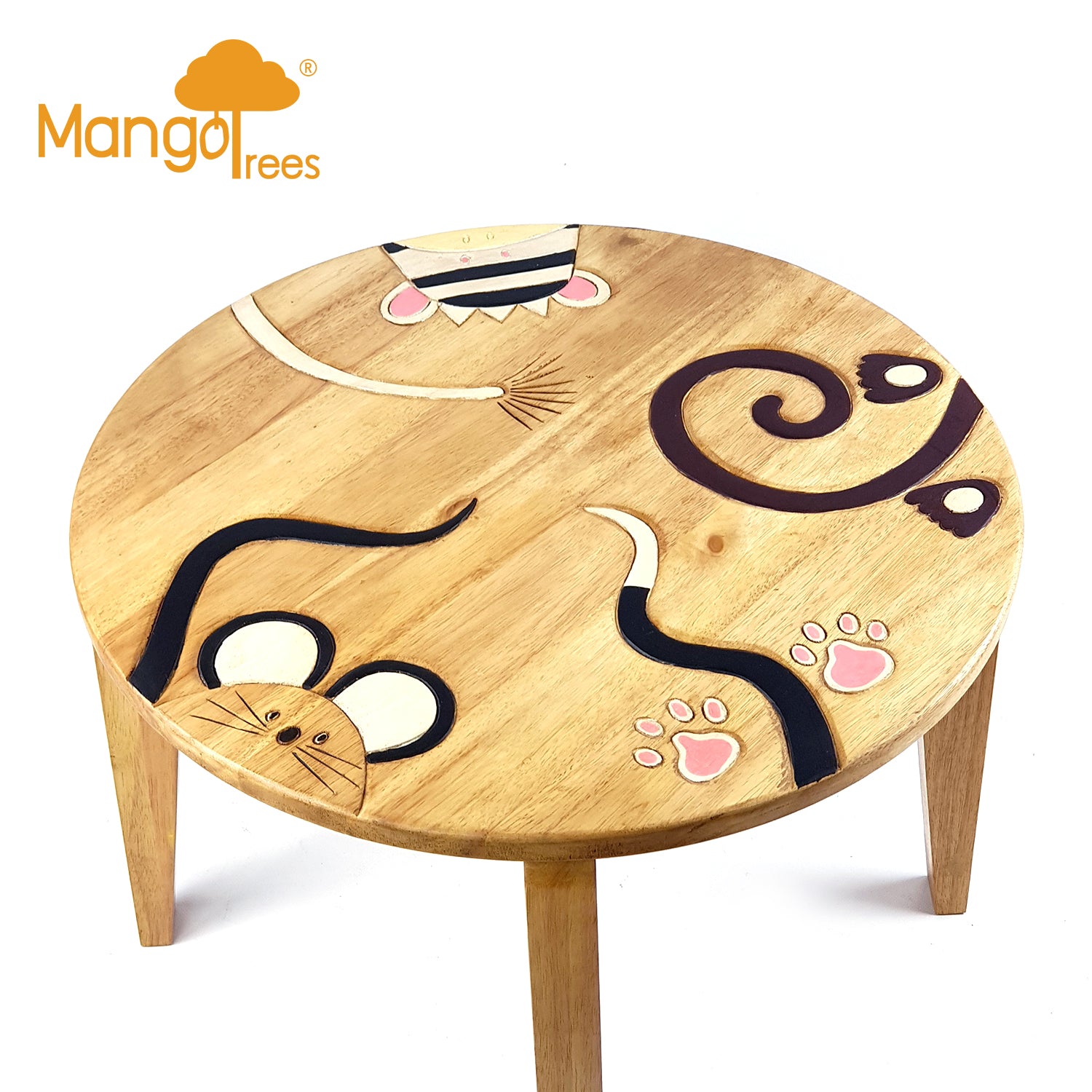Kids Wooden Table Mix Animal Tails Tristar Online