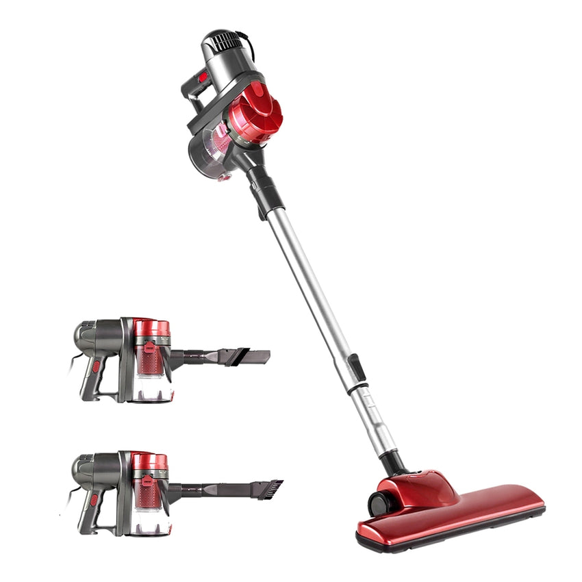 Devanti Corded Handheld Bagless Vacuum Cleaner - Red and Silver Tristar Online