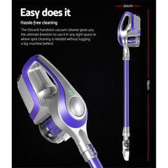 Devanti Cordless Stick Vacuum Cleaner - Purple & Grey Tristar Online