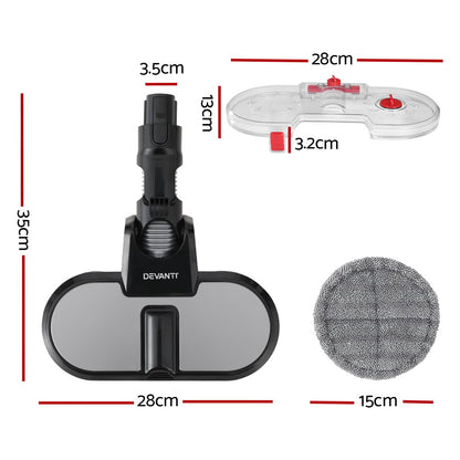 Devanti Electric Handheld Vacuum Cleaner Mop Head Wet Dry For 350W Vacuums Tristar Online
