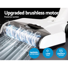 Devanti Handheld Wet Dry Vacuum Cleaner Mop Brushless Vacuums HEPA Filter 250W Tristar Online
