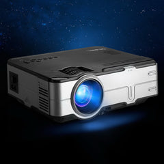 Devanti Mini Video Projector Portable HD 1080P 1200 Lumens Home Theater USB VGA Tristar Online