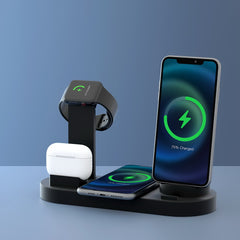 Devanti 4-in-1 Wireless Charger Dock Multi-function Charging Station for Phone Tristar Online