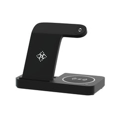 Devanti 4-in-1 Wireless Charger Station Fast Charging for Phone Black Tristar Online