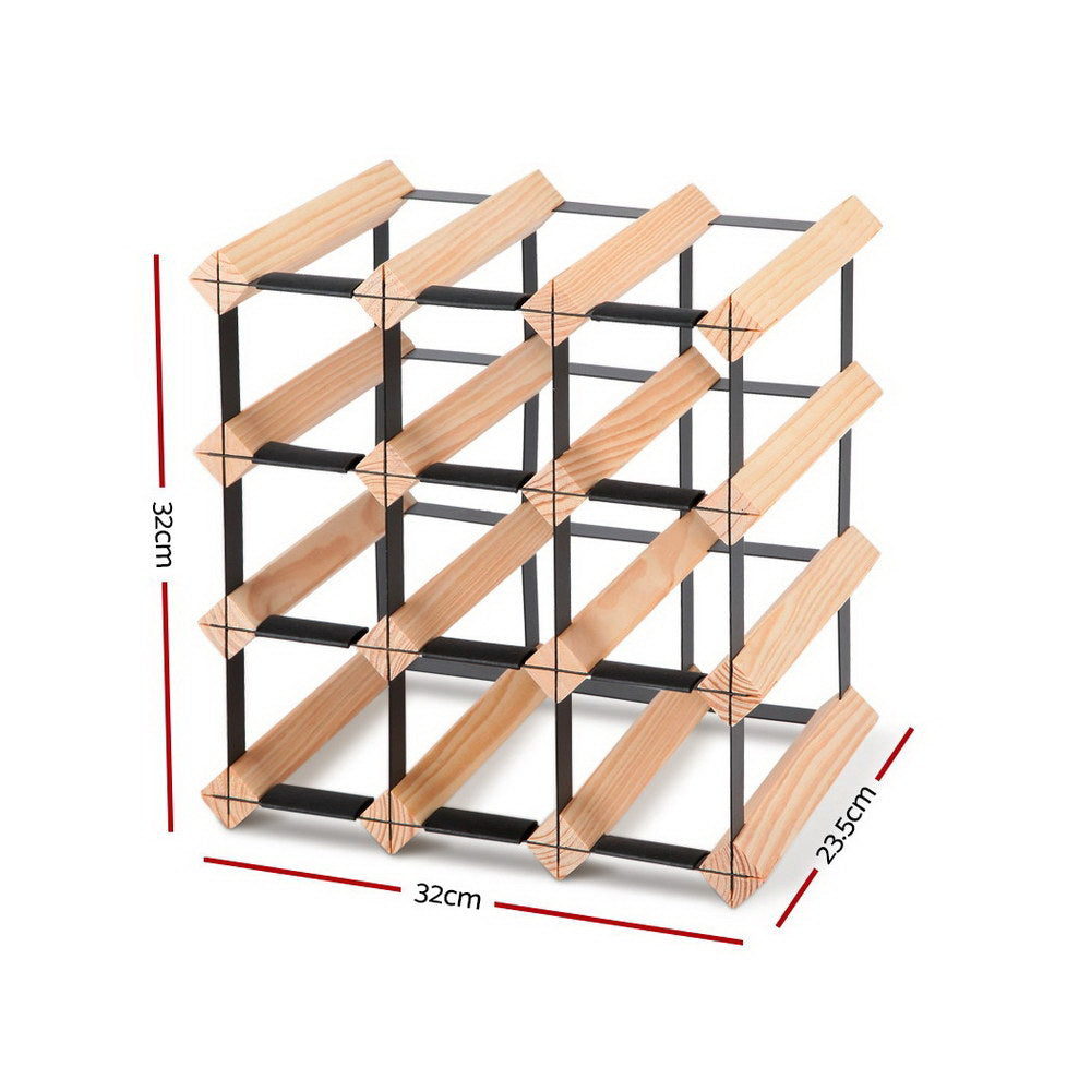 Artiss Wine Rack 12 Bottle Tristar Online