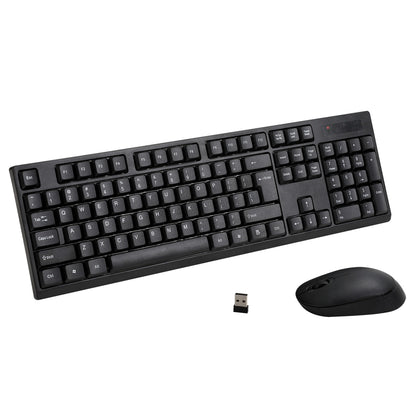 Wireless Keyboard and Mouse Combo Bluetooth Set for PC Laptop Phone Tablet 104 Keys Black Tristar Online