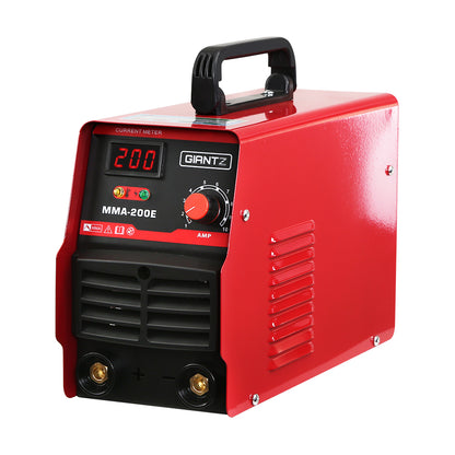 Giantz 200 Amp Inverter Welder MMA ARC DC IGBT Welding Machine Stick Portable Tristar Online