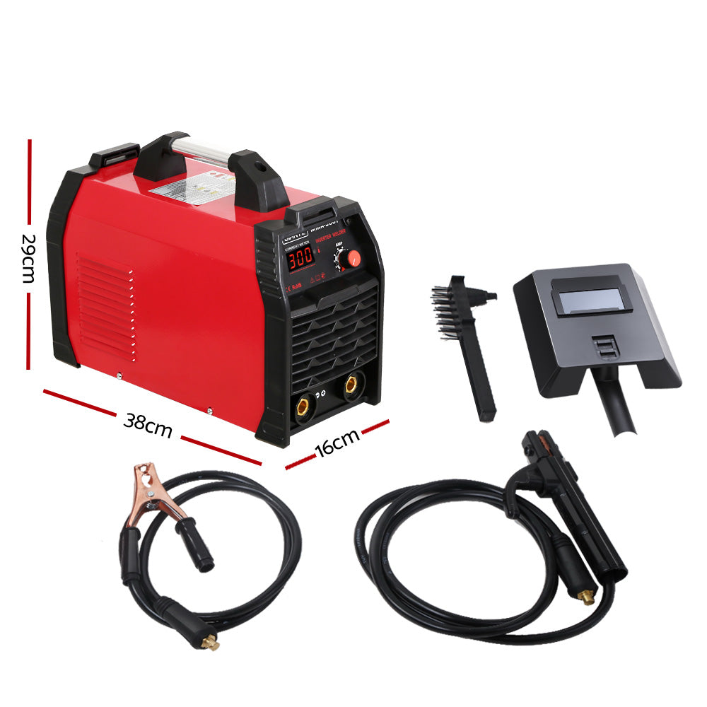 Giantz 300Amp Inverter Welder MMA ARC iGBT DC Gas Welding Machine Stick Portable Tristar Online