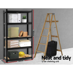 Giantz 1.8M Warehouse Racking Rack Shelving Garage Storage Steel Metal Shelves Tristar Online