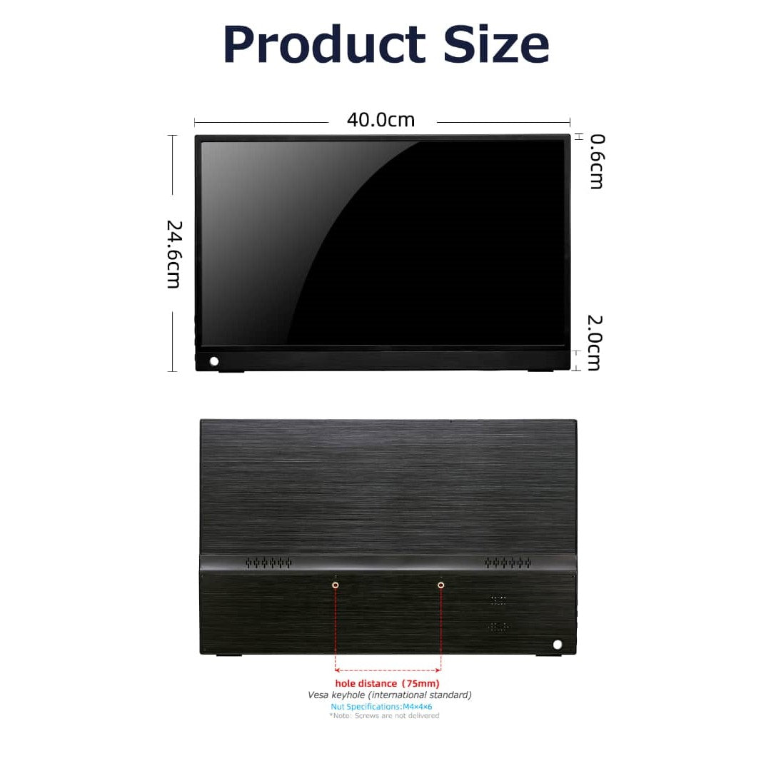 Portable Gaming Monitor 1080P IPS HDR Compatible with Multi-Devices (Copy) Trion