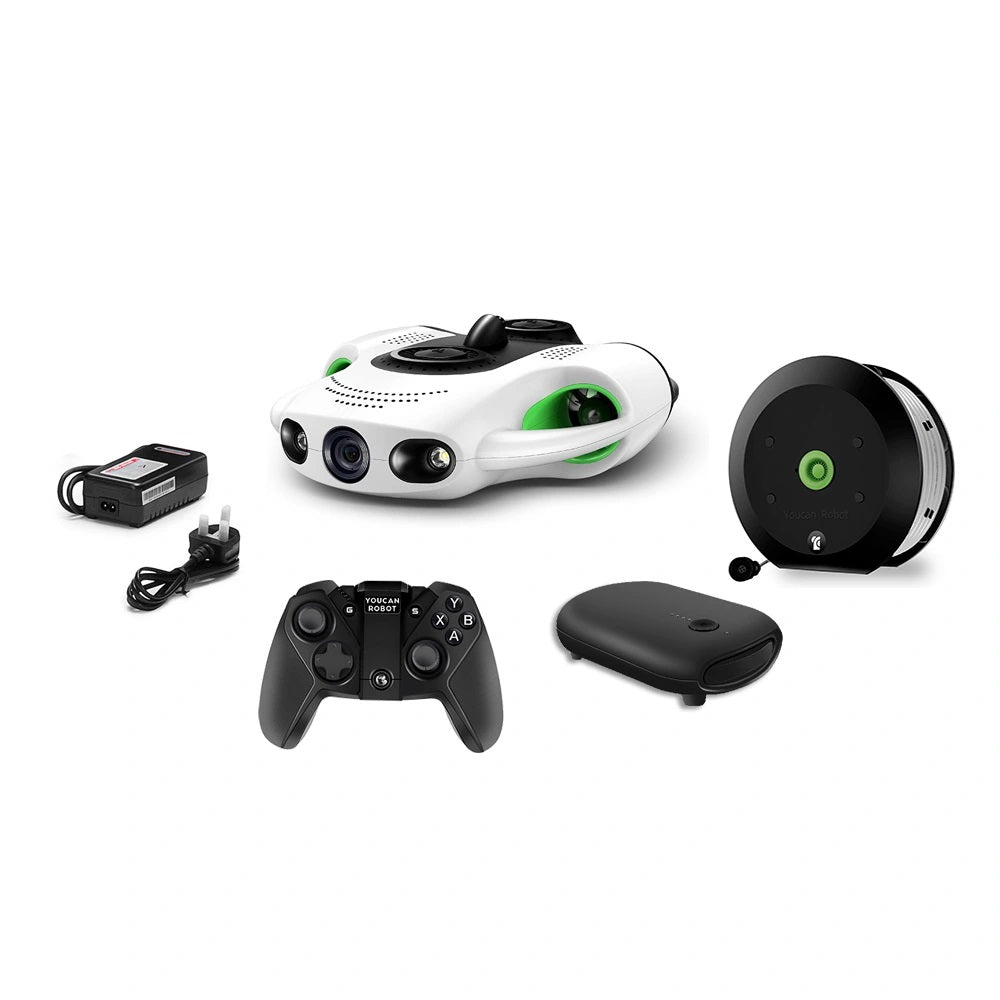 Youcan Robot BW Space Pro Underwater Drone Set with 4K UHD Camera APP Remote Control for Real Time Viewing Youcan