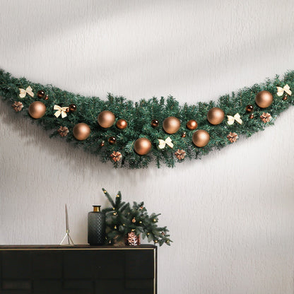 Jingle Jollys Christmas Garland 1.8M Xmas Tree Decoration Green Tristar Online