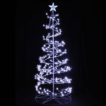 Jingle Jollys Christmas Tree 1.8M 6FT LED Xmas Decoration Cold White Lights Tristar Online