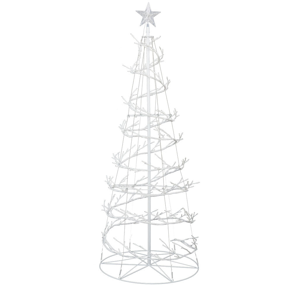 Jingle Jollys Christmas Tree 1.8M 6FT LED Xmas Decoration Cold White Lights Tristar Online