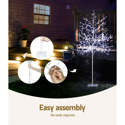 Jingle Jollys Solar Christmas Tree 1.5M 304 LED Trees With Lights Tristar Online