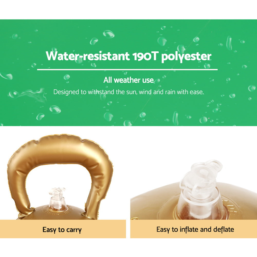 Jingle Jollys Christmas Inflatable Ball 60cm Decoration Giant Bauble Green Tristar Online